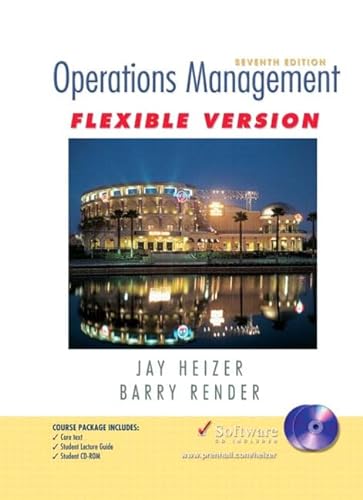 9780131058453: Operations Management Flexible Version Package: United States Edition