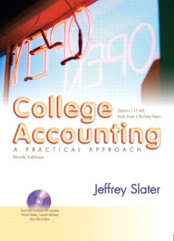 College Accounting 1-12 (9780131071698) by Slater, Jeffrey