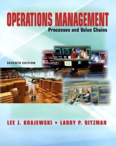 Immagine dell'editore per Operations Management: Processes and Value Chains venduto da Ammareal