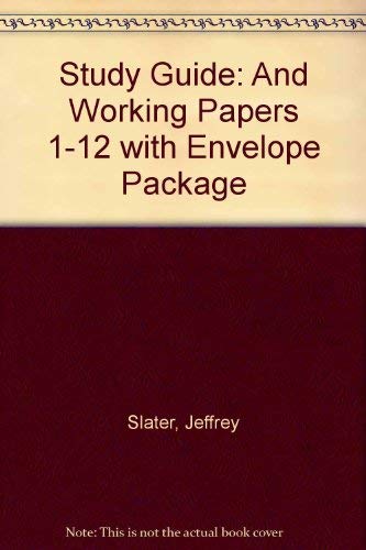 Stock image for Study Guide& Working Papers 1-12 W/Envlpe Pk for sale by Buyback Express