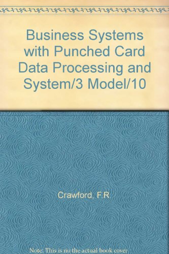 9780131076983: Business systems with punched card data processing and system/3 model 10