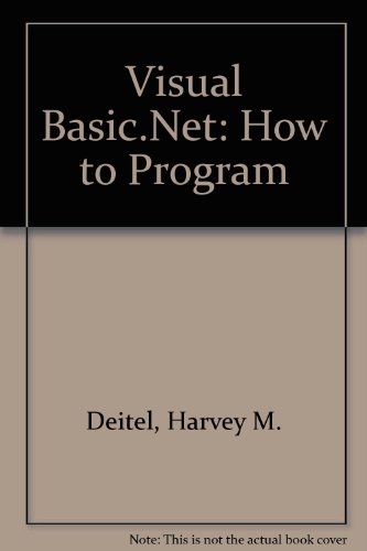 9780131087286: Visual Basic.Net: How to Program