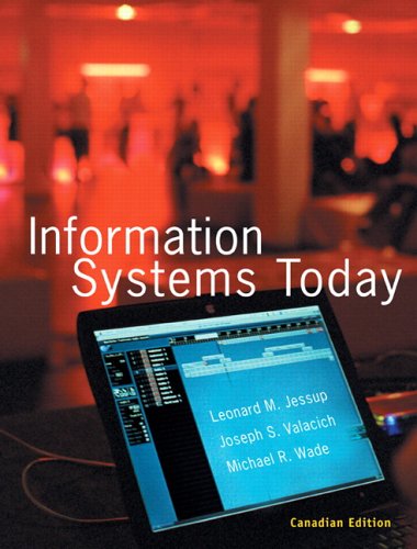 Beispielbild fr Information Systems Today zum Verkauf von Better World Books