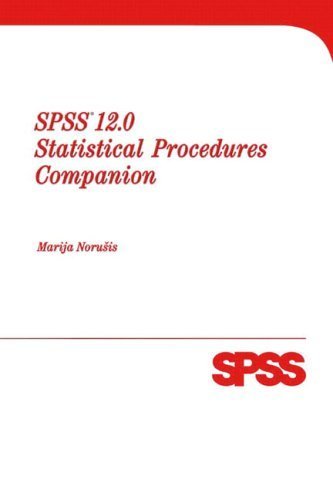 Imagen de archivo de SPSS 12.0 Statistical Procedures Companion a la venta por HPB-Red