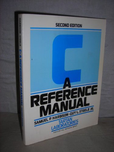 9780131098022: C, a Reference Manual