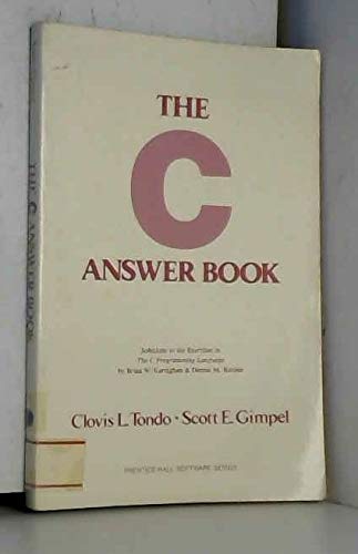 Imagen de archivo de The C Answer Book a la venta por ThriftBooks-Atlanta