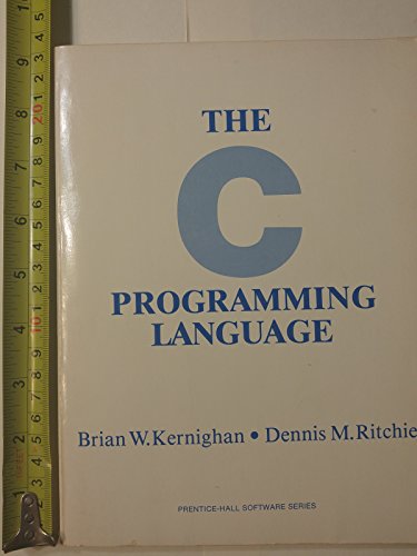 Beispielbild fr The C Programming Language zum Verkauf von Hawking Books