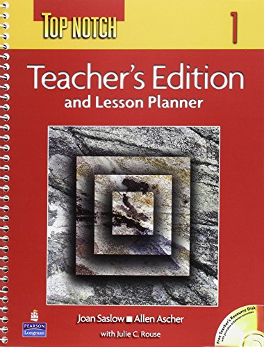 9780131104174: Top Notch 1 with Super CD-ROM Teacher's Edition and Lesson Planner