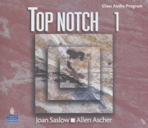 Imagen de archivo de Top Notch 1 Complete Audio Program Saslow, Joan M.; Ascher, Allen a la venta por Iridium_Books