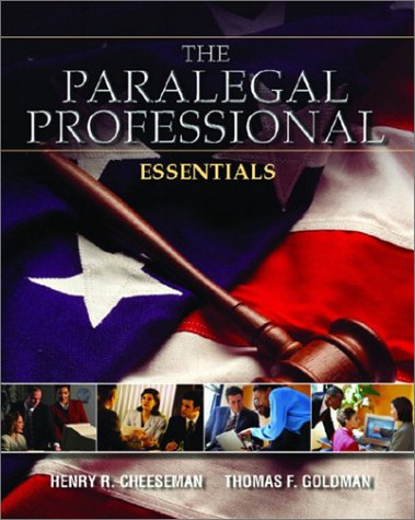 Imagen de archivo de Paralegal Professional: Essentials (Brief Edition) a la venta por ThriftBooks-Atlanta