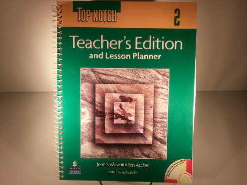 9780131104938: Top Notch 2 Teacher's Edition and Lesson Planner with Teacher's CD-ROM