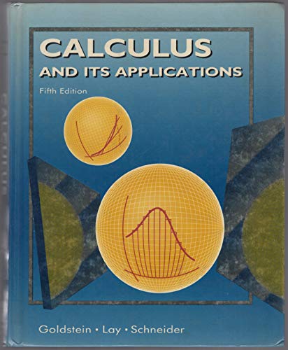 Stock image for Calculus and its applications for sale by Better World Books