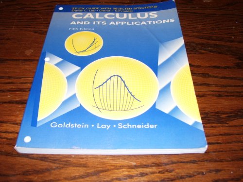 Beispielbild fr *Calculus Applications S/G zum Verkauf von Wonder Book