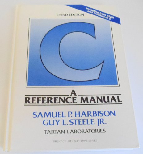 Beispielbild fr C: A Reference Manual (Prentice Hall Software) zum Verkauf von AwesomeBooks