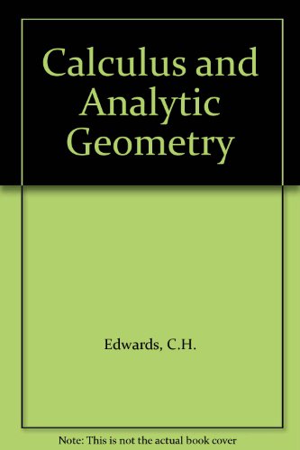 9780131110069: Calculus and Analytic Geometry