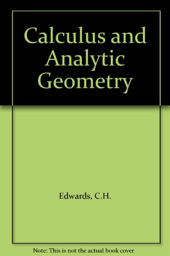 9780131110069: Calculus and Analytical Geometry