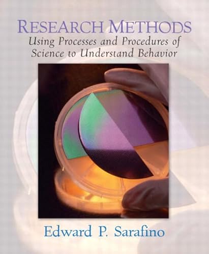 Stock image for Research Methods: Using Processes & Procedures of Science to Understand Behavior for sale by Anybook.com