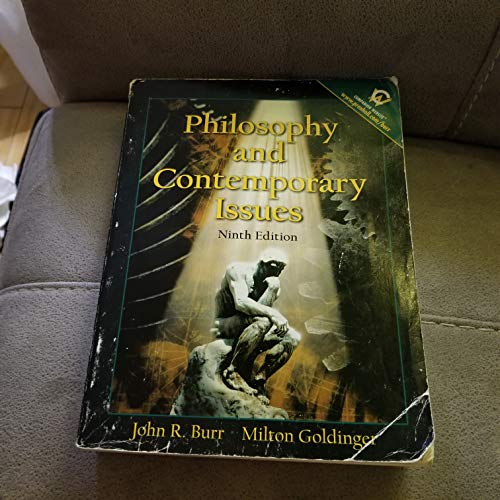 9780131112568: Philosophy and Contemporary Issues