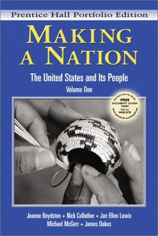 Imagen de archivo de Making a Nation: The United States and Its People, Vol. 1, Concise Edition-w/CD a la venta por HPB-Red