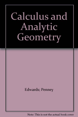 9780131116177: Calculus and Analytic Geometry