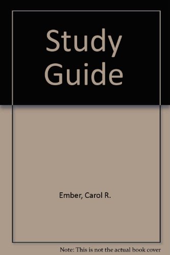 Stock image for Study Guide Cultural Anthropology 11th for sale by a2zbooks