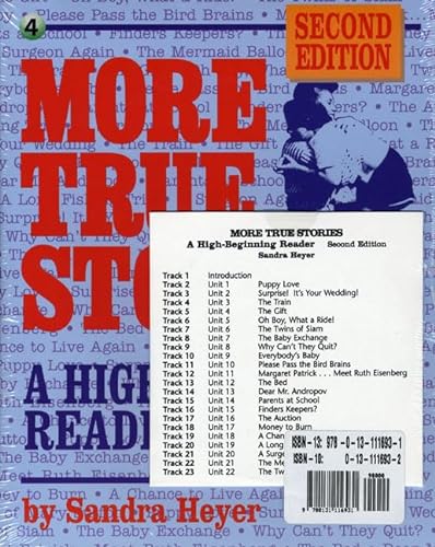 9780131116931: More True Stories: Beginning Reader Student Book + Audio CD Package
