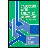 Imagen de archivo de Calculus With Analytic Geometry (2nd Edition) (Prentice-Hall Series in Technical Mathematics) a la venta por The Book Spot