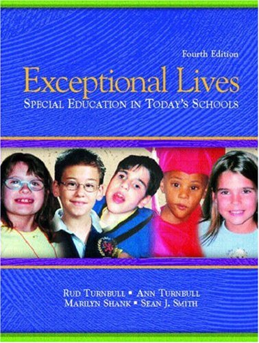 Imagen de archivo de Exceptional Lives : Special Education in Today's Schools a la venta por Better World Books: West