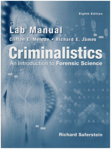 Beispielbild fr Lab Manual - Criminalistics: An Introduction To Forensic Science zum Verkauf von Wonder Book