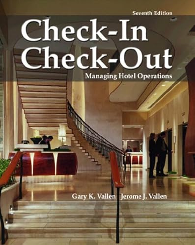 Imagen de archivo de Check In; Check Out: Managing Hotel Operations a la venta por ThriftBooks-Atlanta