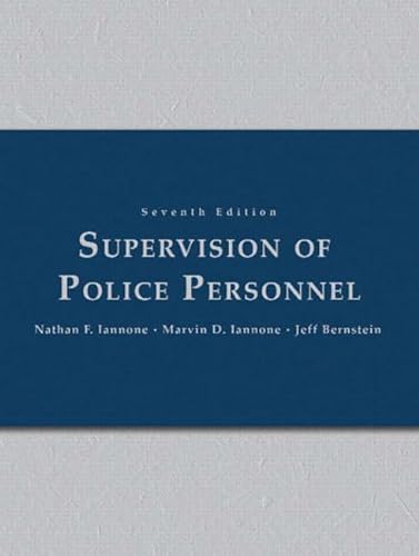 Imagen de archivo de Supervision of Police Personnel a la venta por ThriftBooks-Dallas