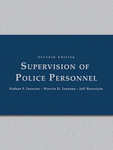 9780131131613: Supervision of Police Personnel
