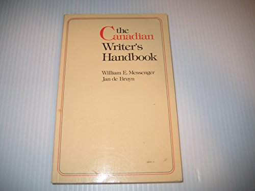 Stock image for The Canadian Writer's Handbook for sale by Margaret Bienert, Bookseller
