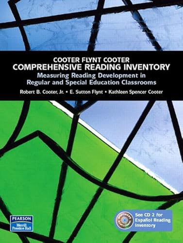 Stock image for Comprehensive Reading Inventory: Measuring Reading Development in Regular and Special Education Classrooms for sale by BooksRun