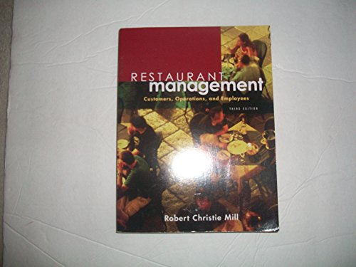 9780131136908: Restaurant Management: Customers, Operations And Employees [Lingua Inglese]