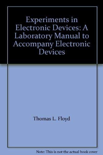 Beispielbild fr Experiments in Electronic Devices: A Laboratory Manual to Accompany Electronic Devices zum Verkauf von HPB-Red