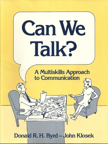 Imagen de archivo de Can We Talk?: A Multiskills Approach to Communication a la venta por BookHolders