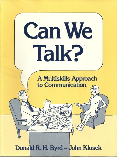 Stock image for Can We Talk?: A Multiskills Approach to Communication for sale by BookHolders