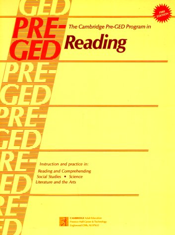Stock image for The Cambridge Pre-Ged Program in Reading. for sale by Wonder Book