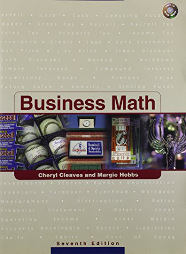 Imagen de archivo de Business Math a la venta por Wonder Book