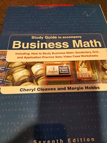 Beispielbild fr Business Math: Complete Version S/G zum Verkauf von BookHolders