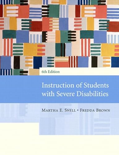 Stock image for Instruction of Students with Severe Disabilities for sale by Better World Books