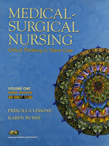 Imagen de archivo de Medical-Surgical Nursing, Critical Thinking in Client Care, Volume 1 a la venta por Better World Books