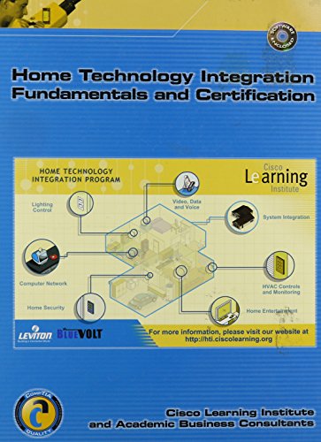 Stock image for Home Technology Integration Fundamentals and Certification for sale by ThriftBooks-Atlanta