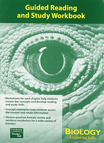 Stock image for Biology: Exploring Life : Guided Reading And Study Workbook ; 9780131150638 ; 0131150634 for sale by APlus Textbooks
