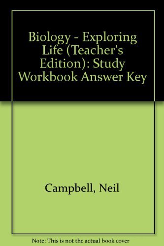 9780131150782: Biology - Exploring Life (Teacher's Edition): Study Workbook Answer Key