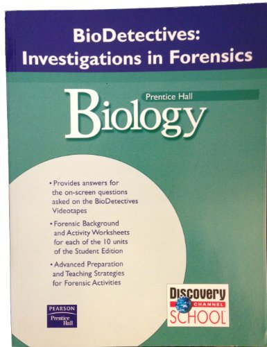 Stock image for Biology Biodetectives: Investigations in Forensics for sale by Better World Books: West