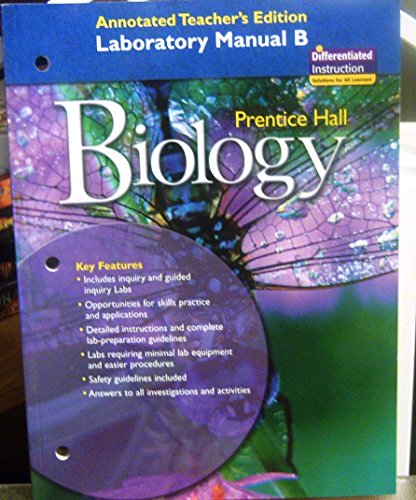 Stock image for Biology Lab Manual B for sale by Walker Bookstore (Mark My Words LLC)