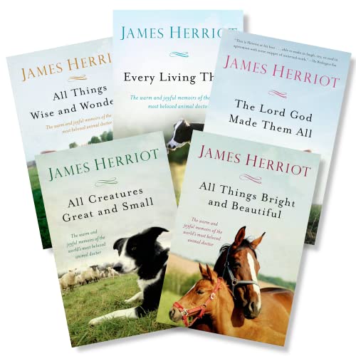 

James Herriot's 5 Book Set: All Creatures Great and Small / All Things Bright and Beautiful / All Th [Mass Market Paperback] James Herriot