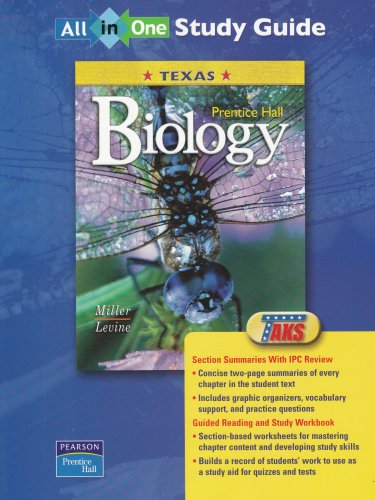 Beispielbild fr Prentice Hall Biology: Texas : All-in-One Study Guide zum Verkauf von Hawking Books